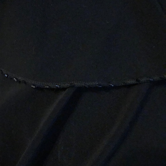 Black tiered Laundry size 4 cocktail dress. - Picture 2 of 6